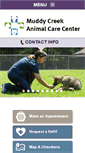 Mobile Screenshot of muddycreekanimalcare.com